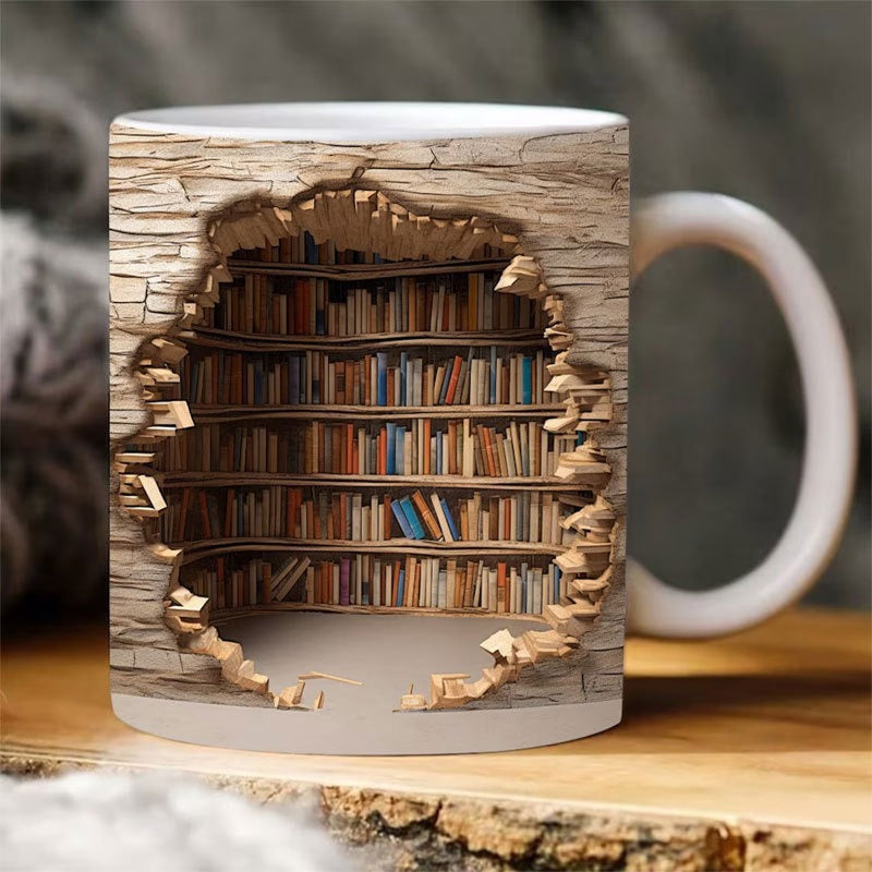 BowLift | 3D Bookshelf Mug