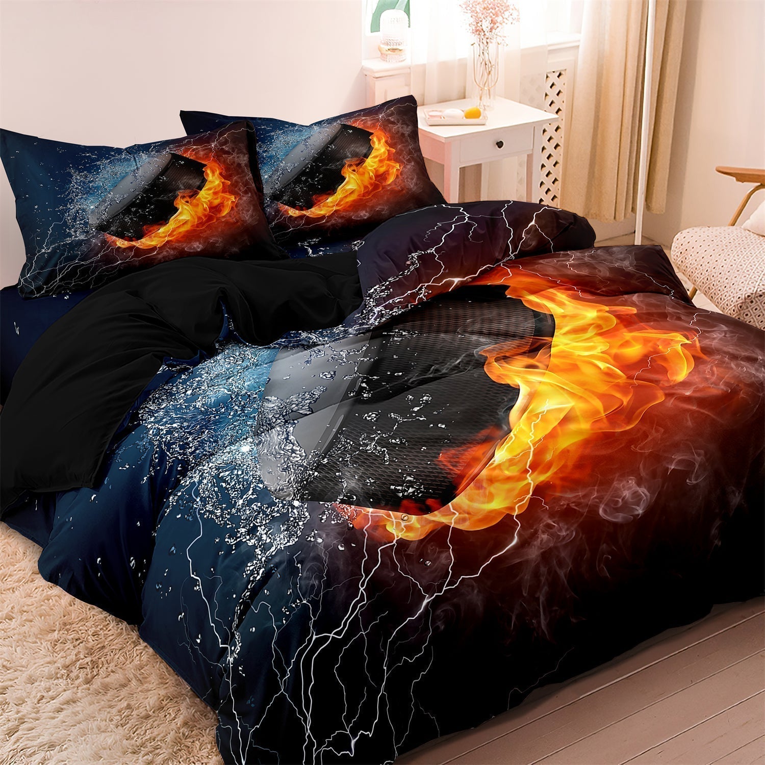 BowLift | IceBlaze - Hockey-Inspired Bed Set