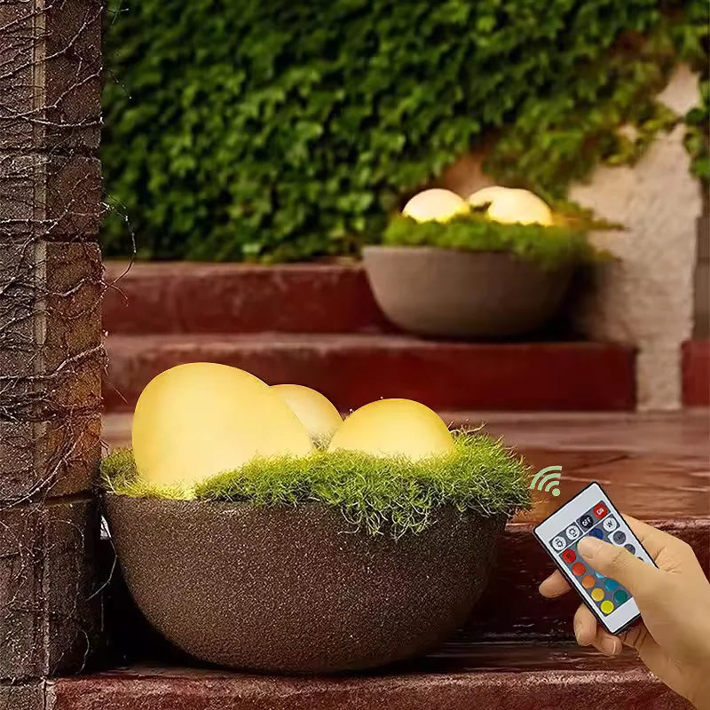 GlowStone – Cobblestone Garden Light