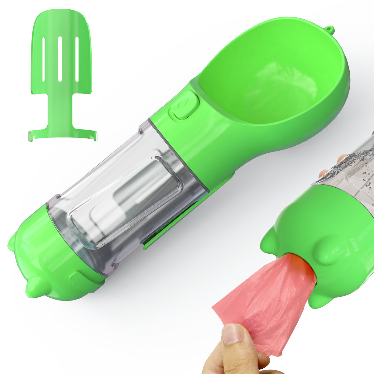 Portable 300ml Pet Water Bottle with Travel Bag