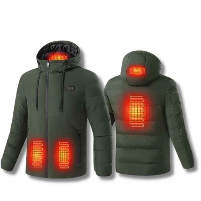 BowLift | Heated Puffer Jacket – Rechargeable Heated Jackets with Battery Pack, Best Heated Winter Coat for Men & Women UK