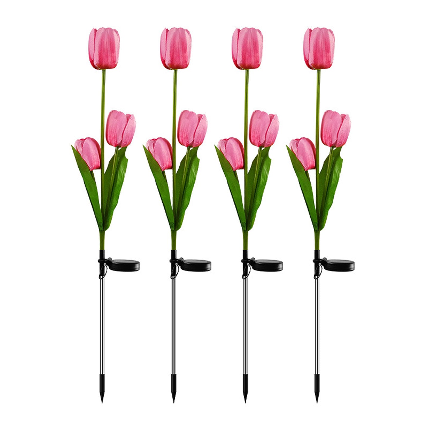 BowLift | Solar Tulip Lawn Light Outdoor Garden LED Tulip Flower Light Ground Stake Landscape Light
