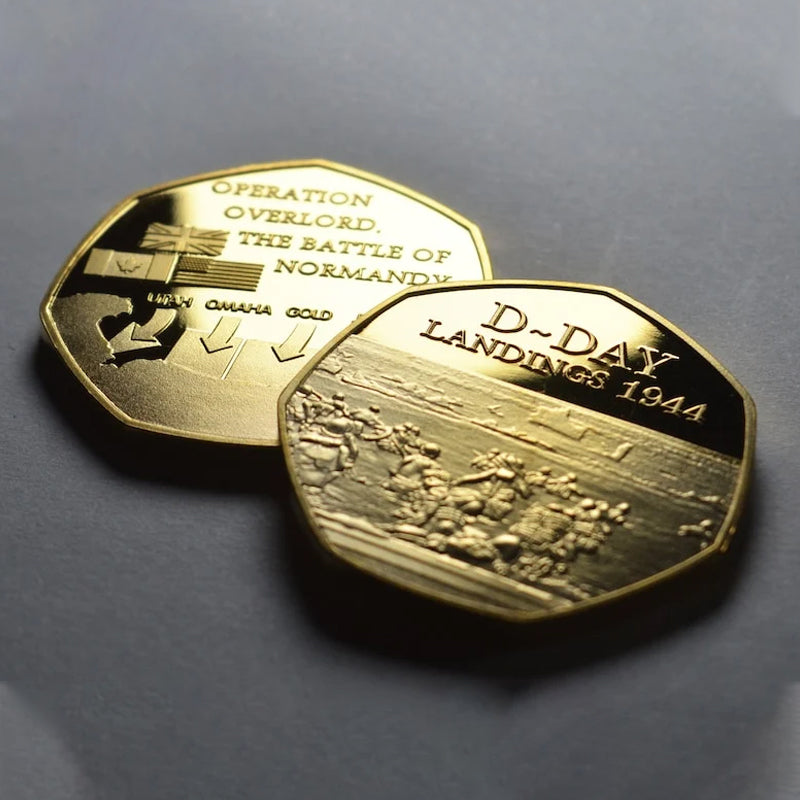 BowLift | D-DAY LANDINGS 1944 24ct Gold Commemorative Coin