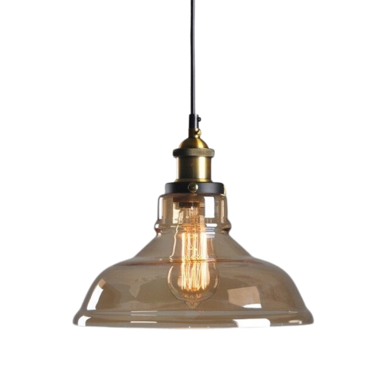BowLift | GlassHaven – Elegant Industrial Pendant Lamp
