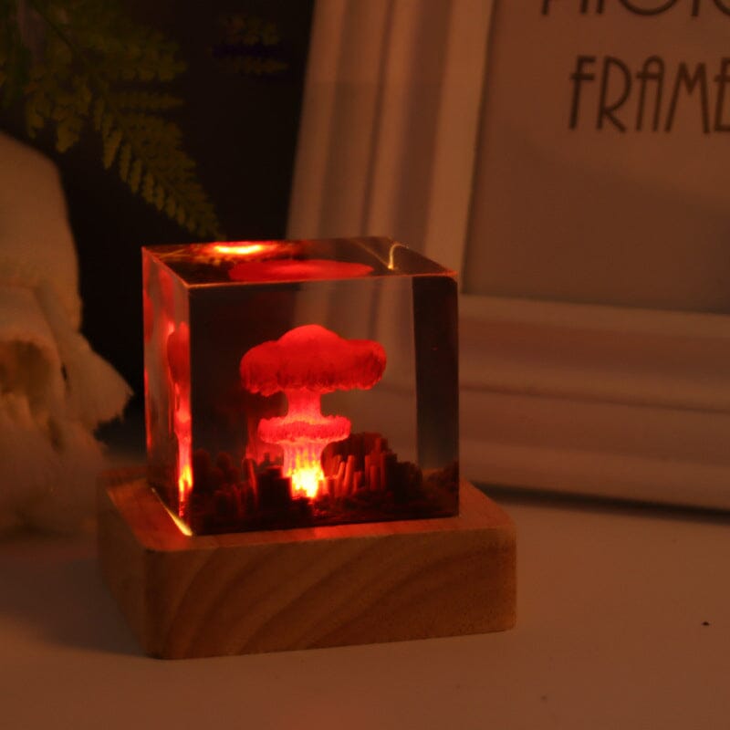 BowLift | Resin lamp with explosive bombs