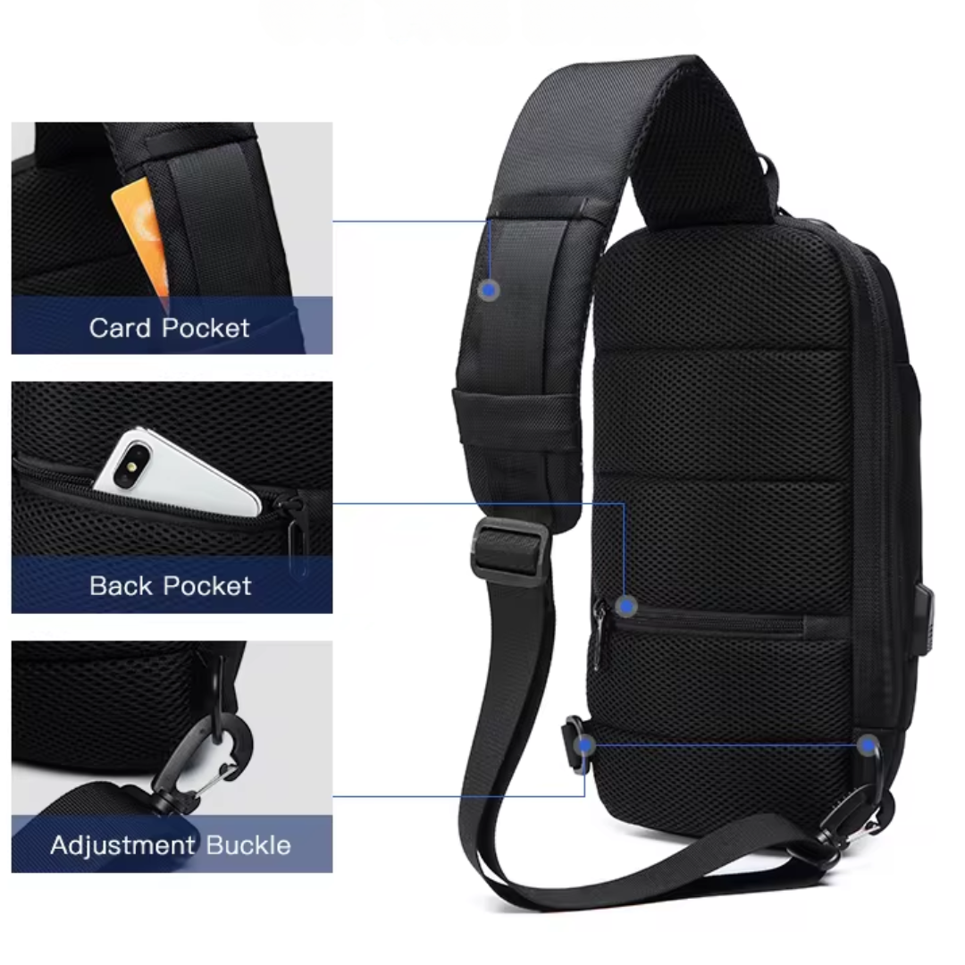 BowLift | Anti-Theft Crossbody Bag with USB Charging – Secure, Stylish, and Functional
