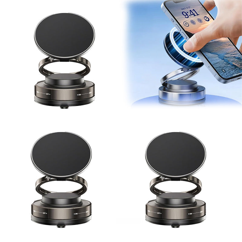 BowLift | 360° adjustable magnetic phone holder with vacuum