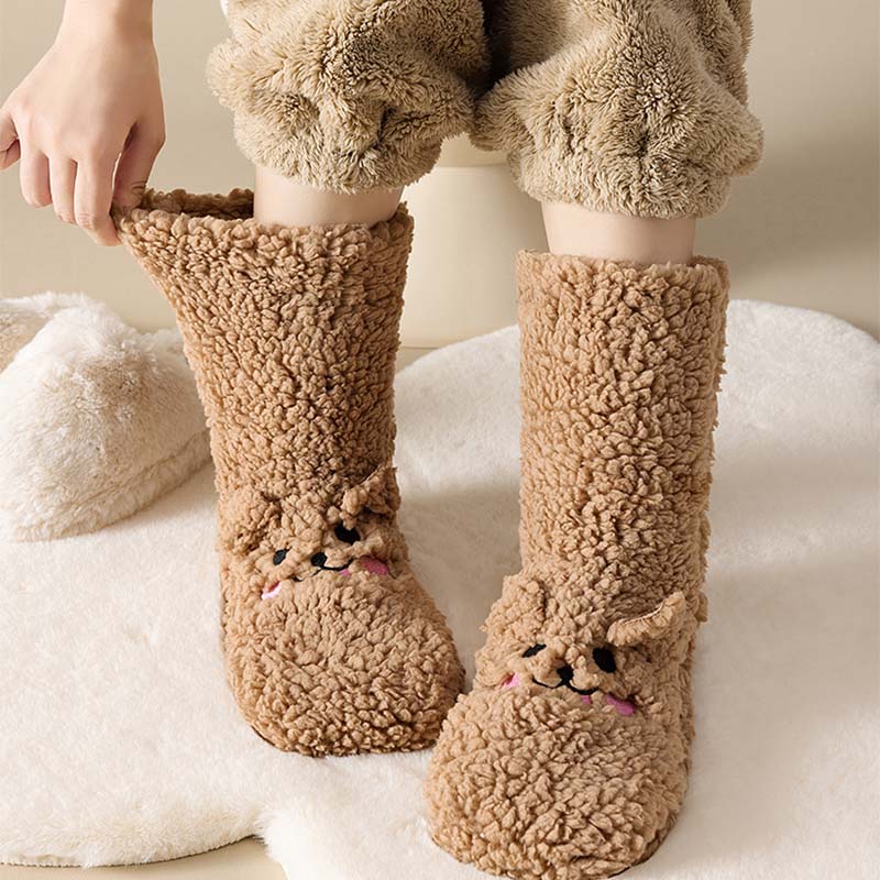 BowLift | Little Bear Ultra-thick Cozy Slipper Home Socks