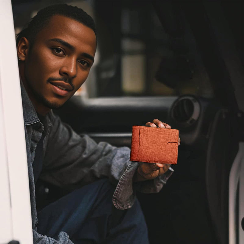 BowLift | Genuine Leather Anti-theft Swipe Card Holder