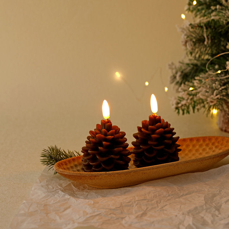 BowLift | Flameless Pine Cone Candles