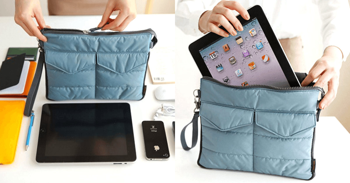 BowLift | Slim Bag-in-Bag - Made of polyester - Portable & small - Multiple zippered pockets - Easily fits in your suitcase
