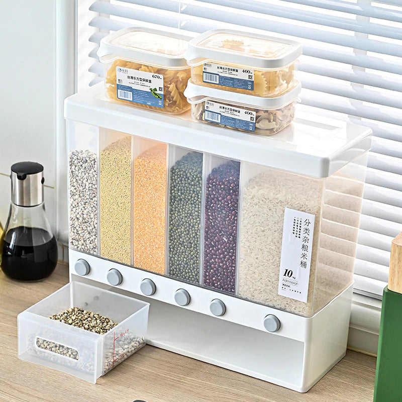 BowLift | Wall-Mounted Automatic Kitchen Grain Rice Storage Tank