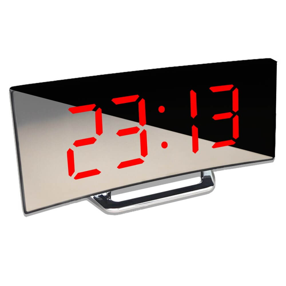BowLift | Curved LED Digital Alarm Clock - Rass