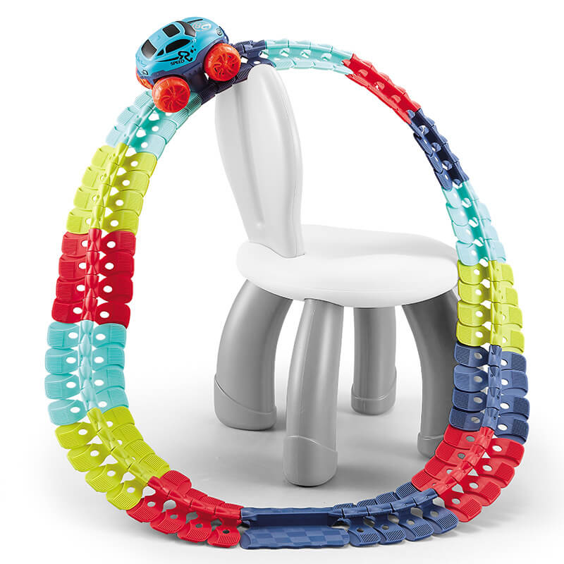 BowLift | FlexiTrack | Flexible Glow-in-the-Dark Racetrack Set for Kids