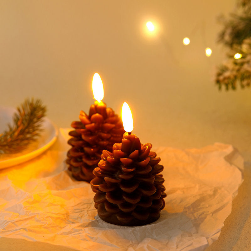 BowLift | Flameless Pine Cone Candles