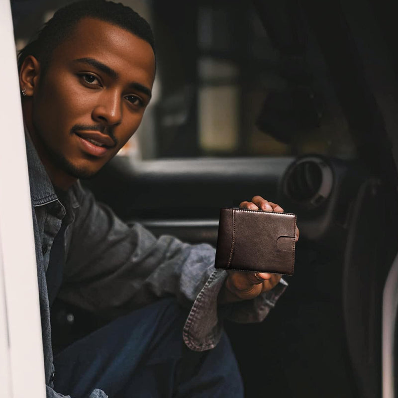 BowLift | Genuine Leather Theft Protection Card Holder