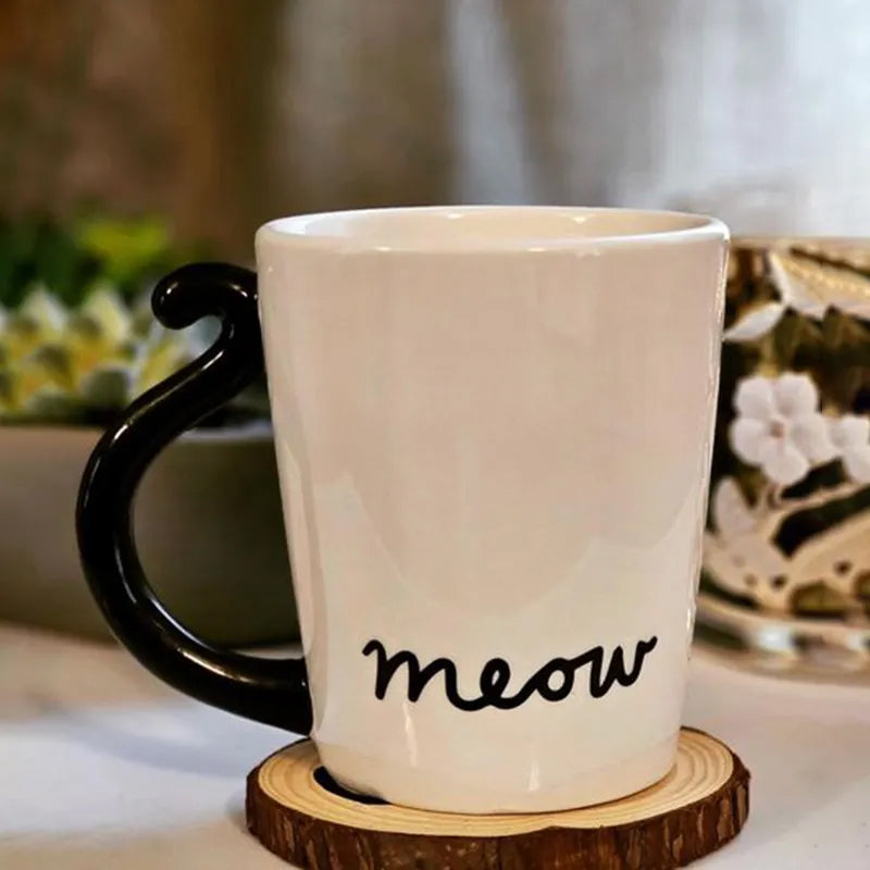 BowLift | Cute Handmade Black Cat Lucky Coffee Cup