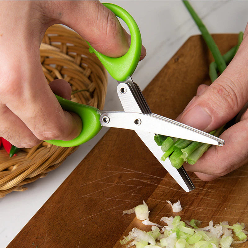 BowLift | 5 Layers Stainless Steel Multifunctional Kitchen Scissors