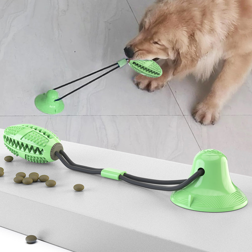 Rope Suction Tug Toy – Food-Dispensing Chew Ball for Dogs (Type B)