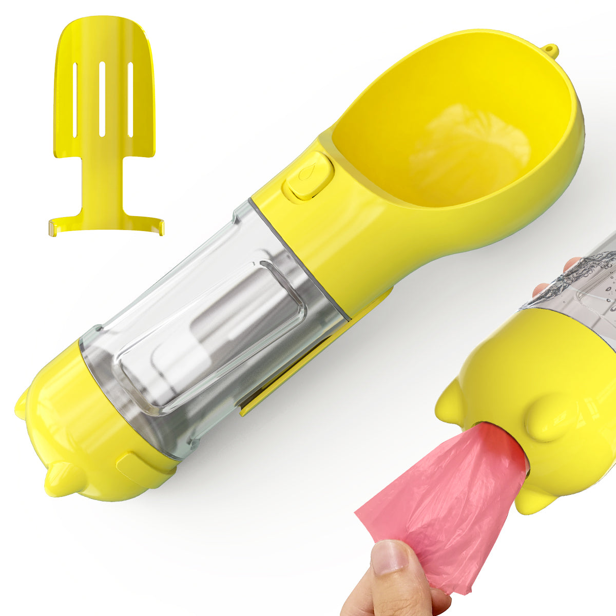 Portable 300ml Pet Water Bottle with Travel Bag