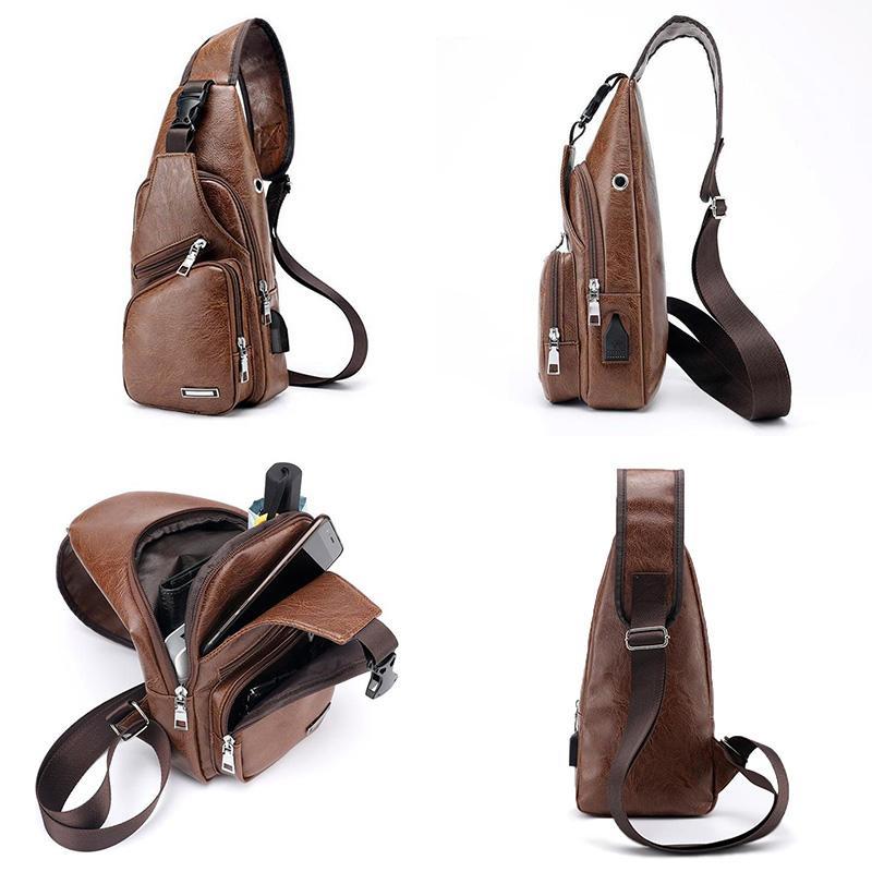 BowLift | Shoulder bag Crossbody bag for men with USB charging port
