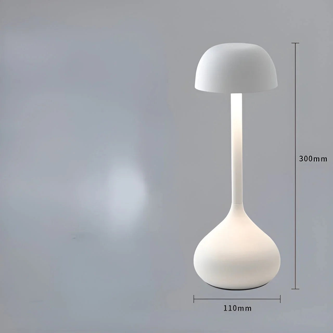 BowLift | Cordless Dimmable Mushroom Table Lamp