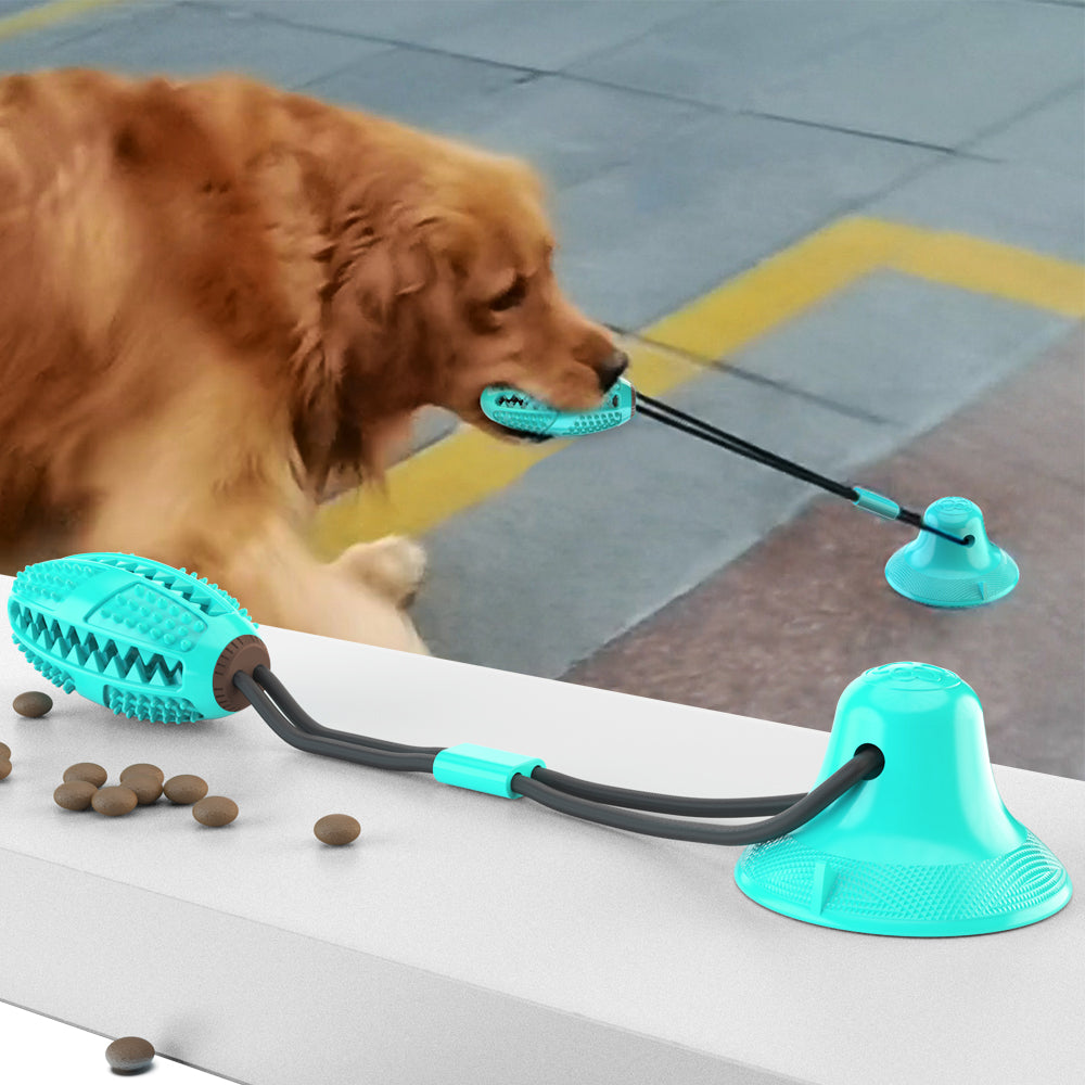 Rope Suction Tug Toy – Food-Dispensing Chew Ball for Dogs (Type B)
