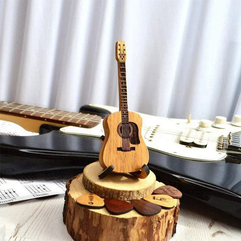 BowLift | Acoustic Guitar Wooden Pick Box