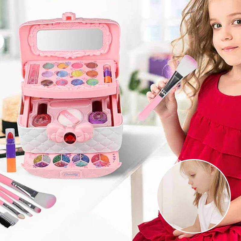 BowLift | Princess Glamour – Kids Makeup Play Set | Safe & Fun Pretend Play Kit