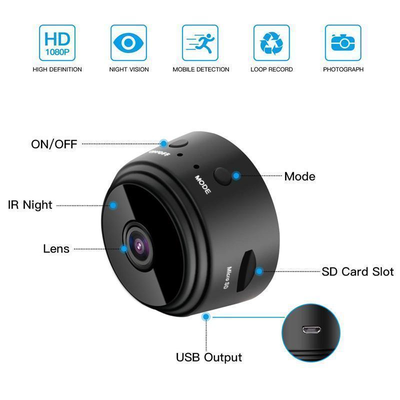 BowLift | 1080p Magnetic WiFi Mini Camera