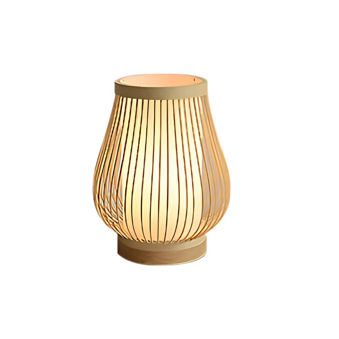 BowLift | Japanese LED Table Lamp made of Bamboo