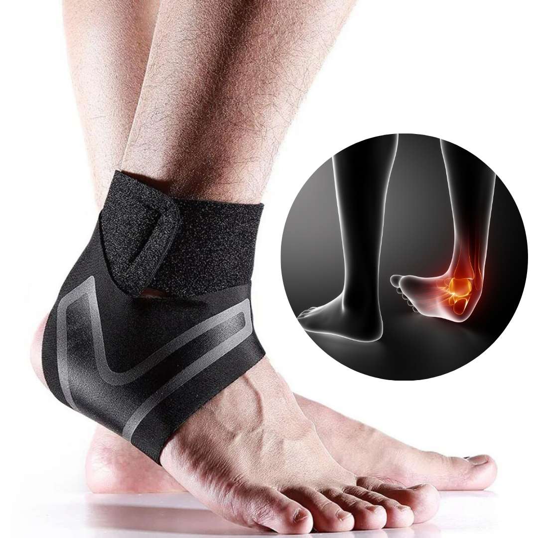 BowLift | Adjustable Elastic Ankle Brace for Injury Recovery & Daily Support - Comfortable Ankle Stabilizer for Sports & Active Lifestyle