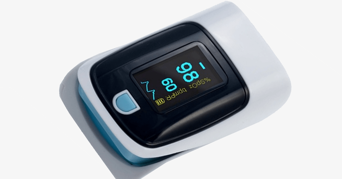 BowLift | Advanced Finger-Tip Pulse Oximeter with Neck and Wrist Strap - Measures oxygen levels and pulse with the future in your hands