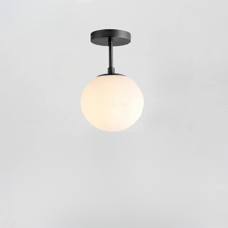 BowLift | NordLux LED Glass Ceiling Light – White Globe