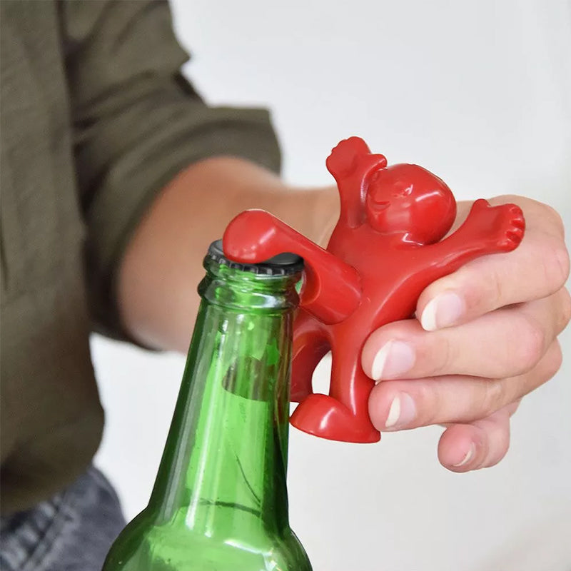 BowLift | Happy Man Corkscrew - Bottle Opener, & Wine Stopper
