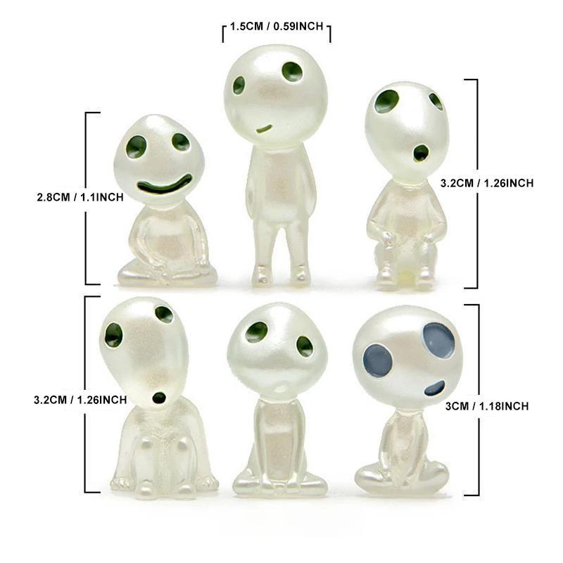 BowLift | Luminous Garden Ghost Miniature Figurines