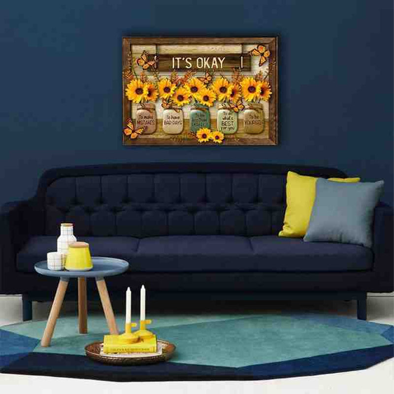 BowLift | Butterfly Sunflower Wall Art