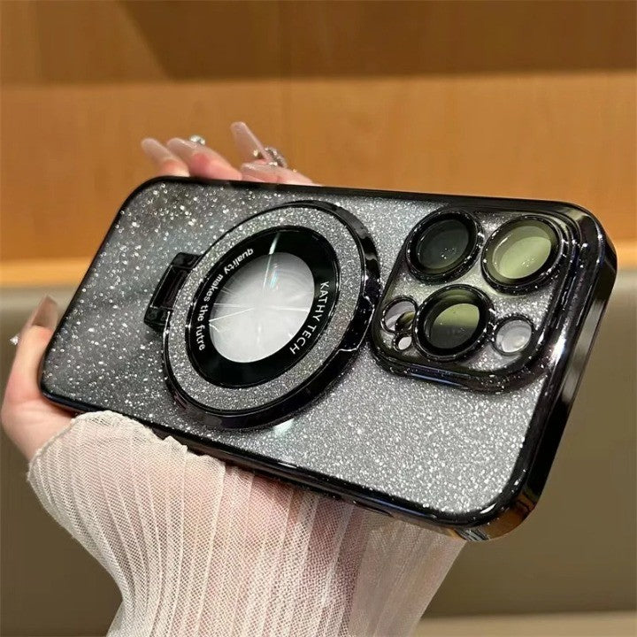 BowLift | Glitter Magnetic Ring Stand Phone Case