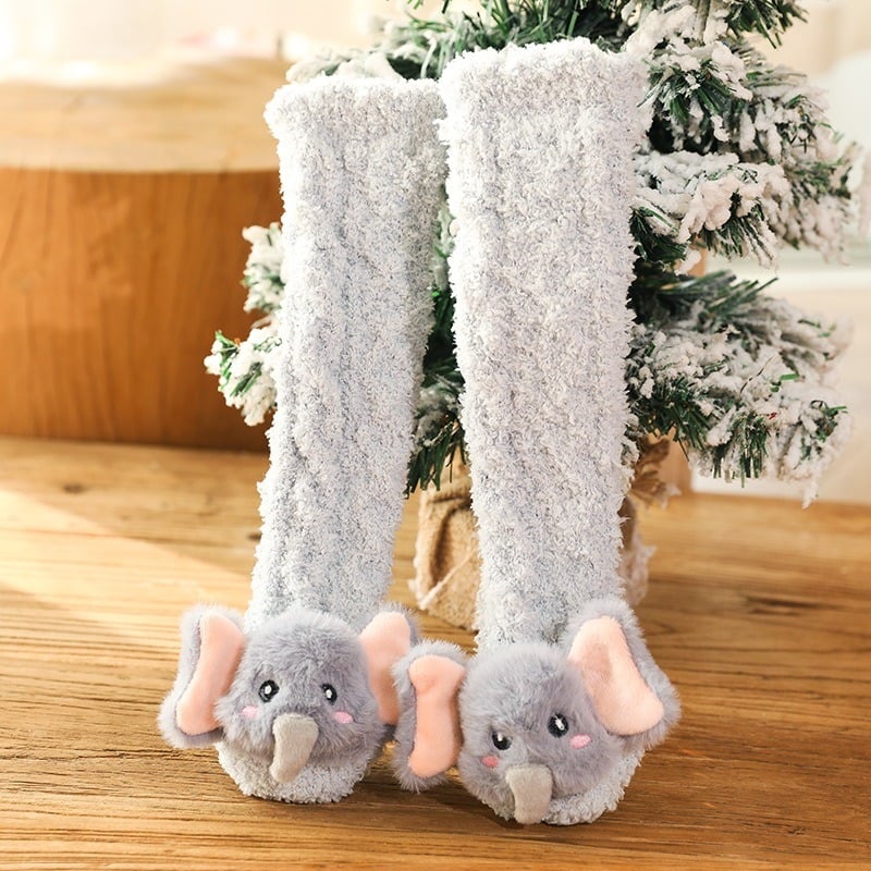 BowLift | A Pair of Baby Cute Coral Fleece Socks