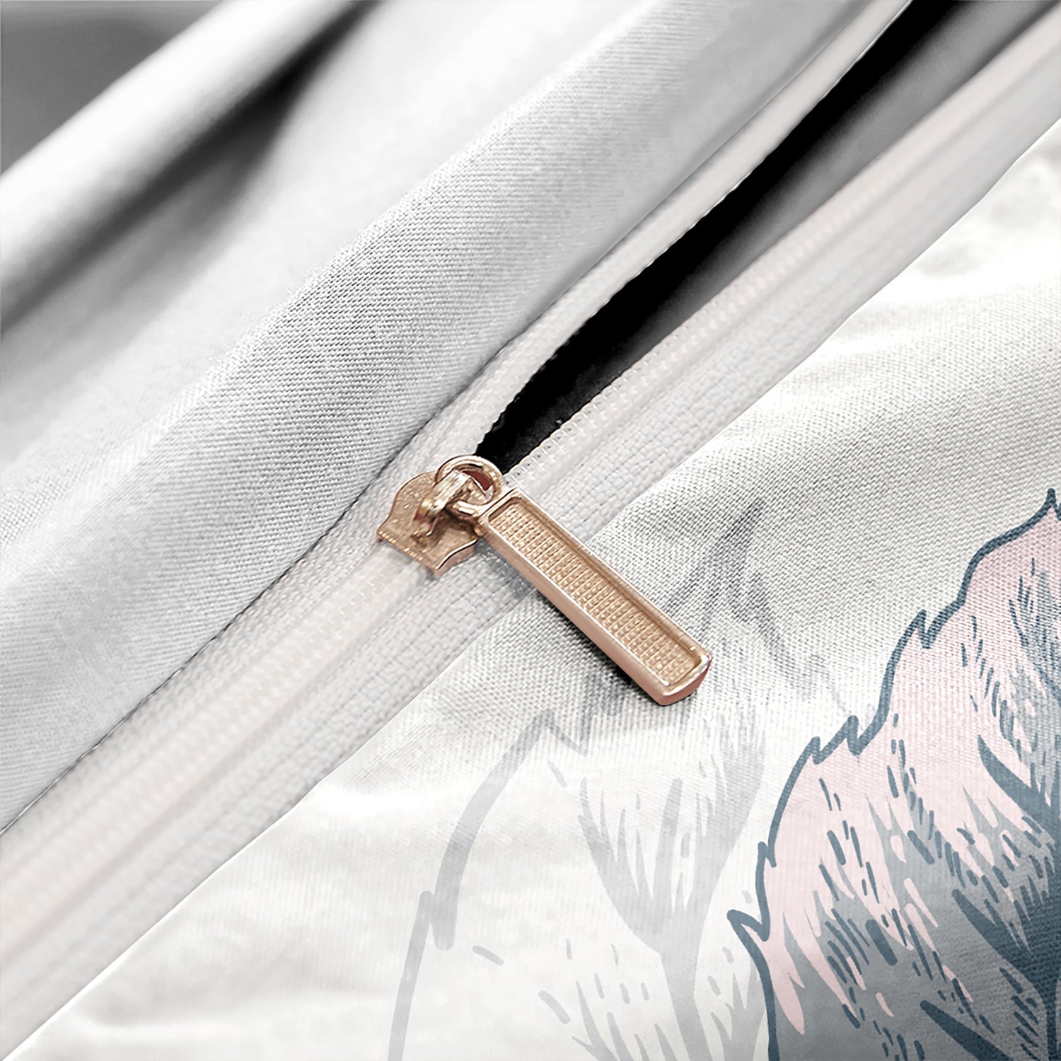 BowLift | PetalFlight - Soft Floral and Bird Bed Linen