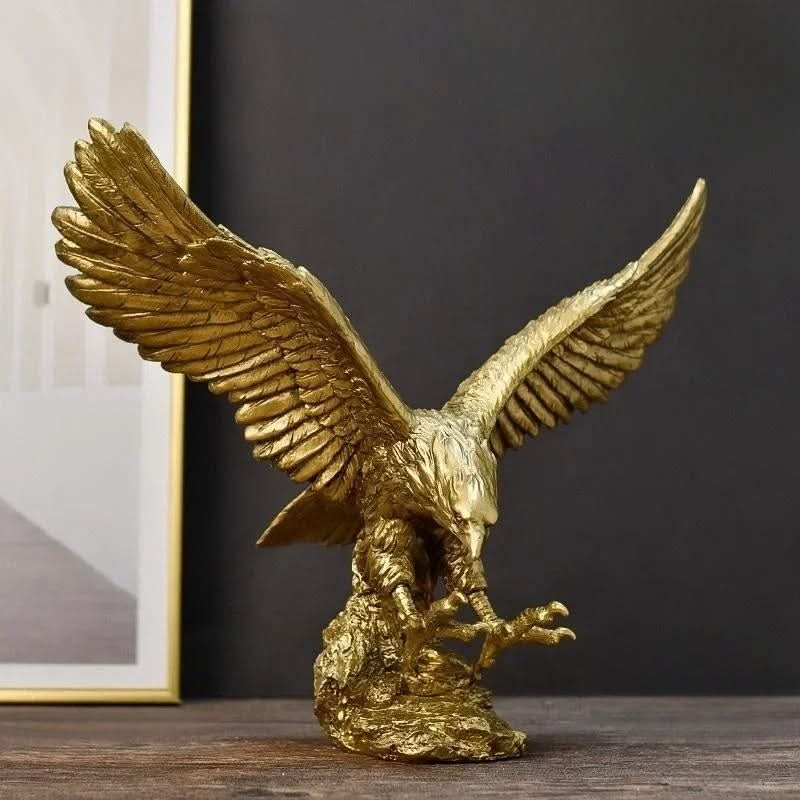 BowLift | Golden Eagle Statue – Luxury Decor