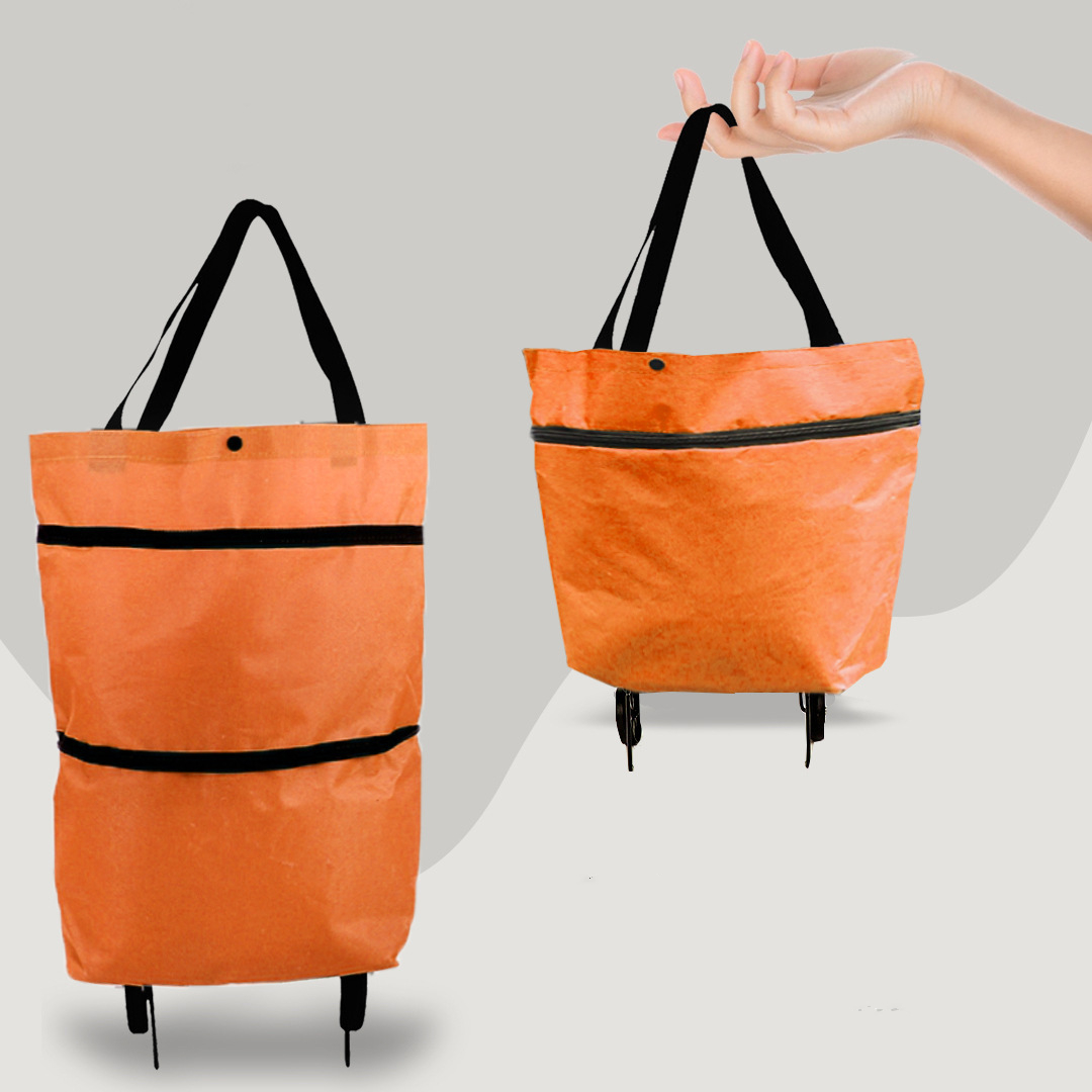 BowLift | 2-in-1 Convertible Shopping Bag with Wheels - CarryFlex