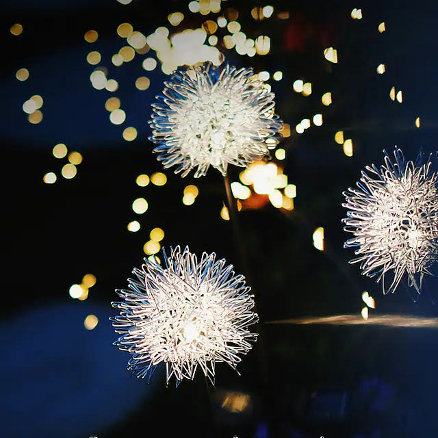 BowLift | 2-Pack: Outdoor Solar Dandelion Garden Lights