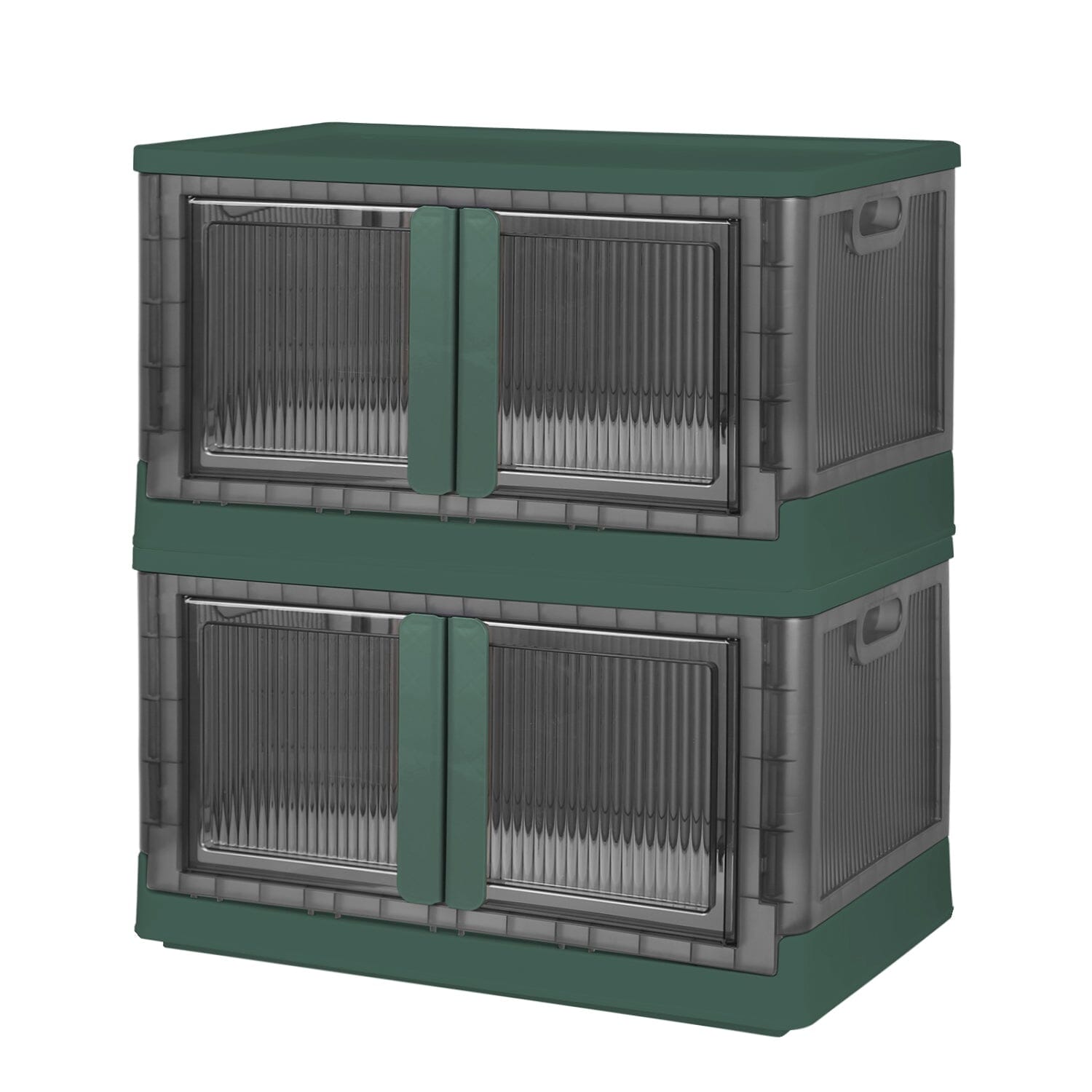 BowLift | 2-piece: Collapsible Stackable Storage Containers with Lid