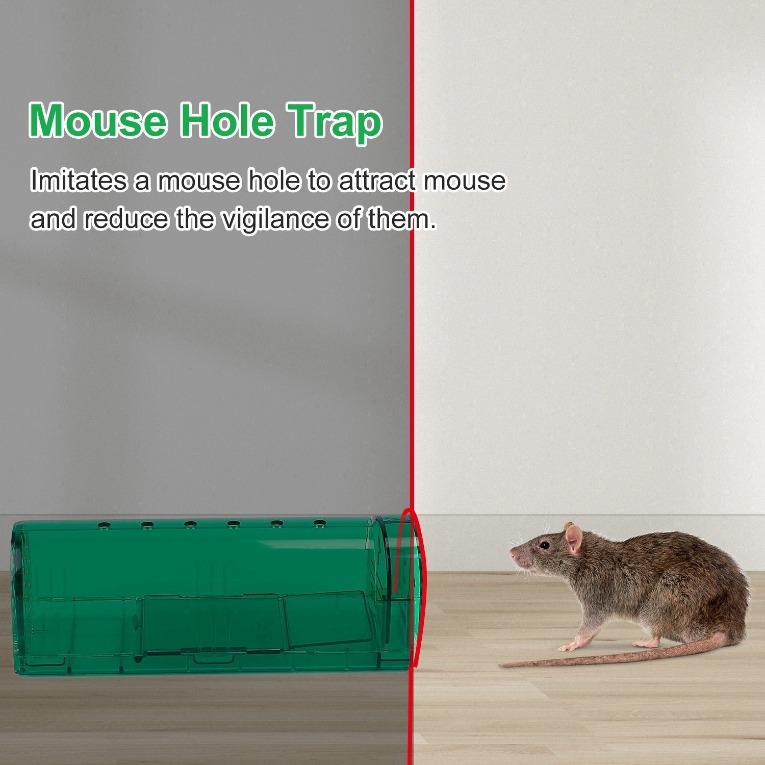 BowLift | 2-piece: Reusable Humane Mouse Trap