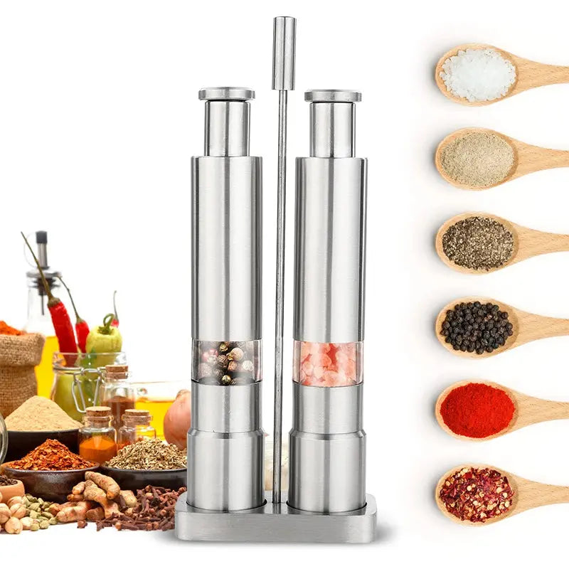 BowLift | 2-piece Salt and Pepper Mill Set – Season stylishly with every dish!