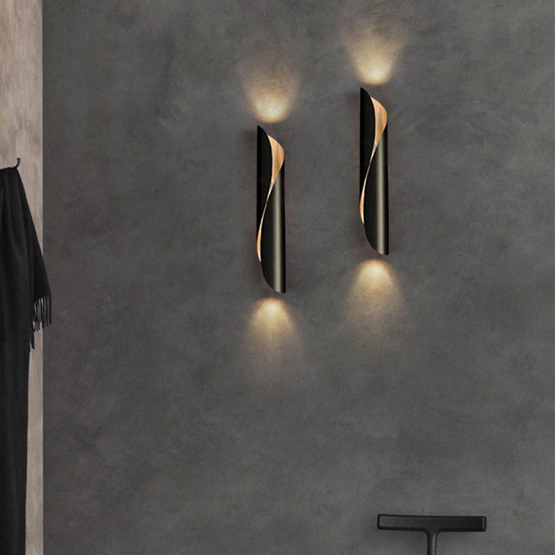 BowLift | Wall lamp Wrap Modern style Aluminum 2 bulbs Wall lighting for bedside table
