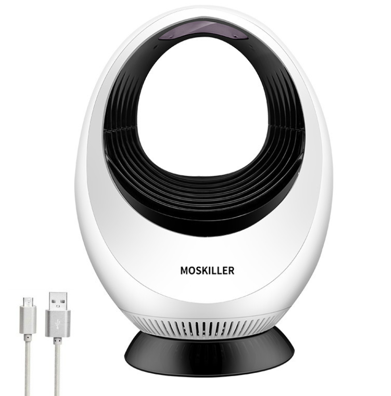 BowLift | Electronic LED Mosquito Repellent Lamp, with Dual Mosquito Killing Technology, Physical Mosquito Killing, LED Bionic Light Source, Seven-leaf Fan and USB Power Supply, Low noise, Non-toxic and Non-Polluting, for Home & Office