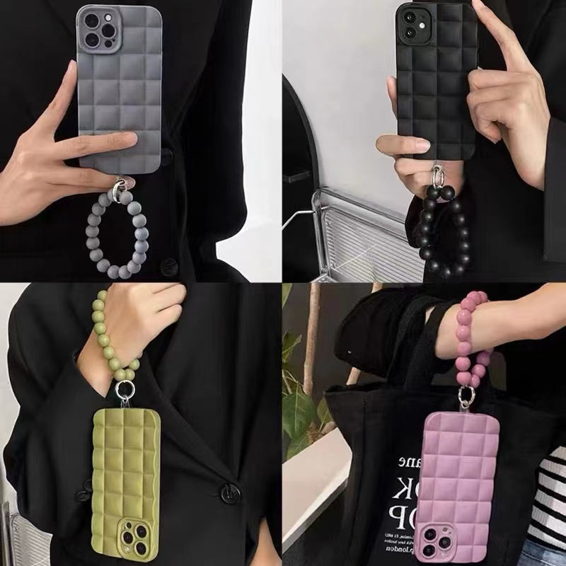 BowLift | Frosted Pearl Bracelet Case for iPhone