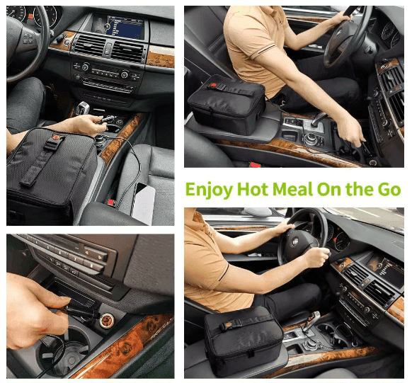 BowLift | HeatGo Pro – Electric Portable Food Warmer Lunchbox with 3-in-1 Connection
